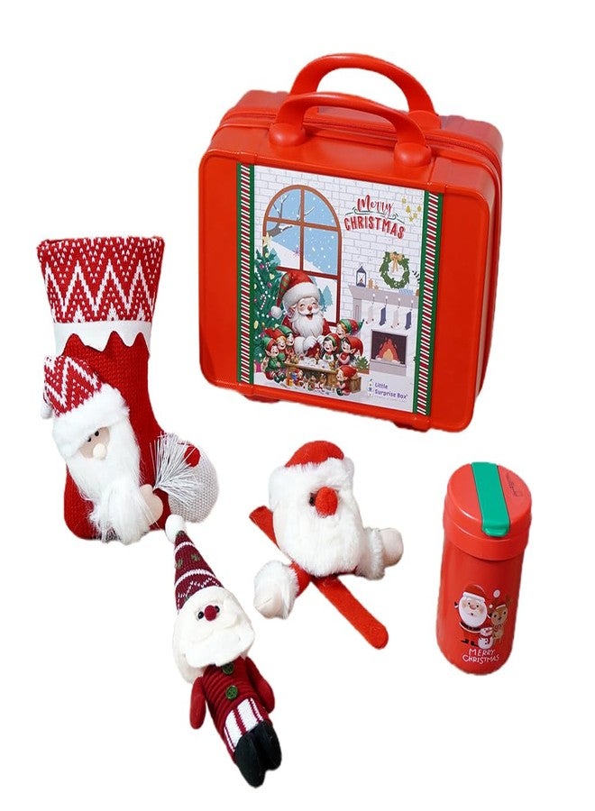 Little Surprise Box UNWRAP A HAPPY STORY حقيبة سفر صغيرة متعددة الوظائف من ليتل سربرايز بوكس للأطفال حديثي الولادة والأمهات | طقم هدايا حقائب سفر لعيد الميلاد وحقيبة سفر صلبة للأطفال من الجنسين | حقيبة سفر للأولاد والبنات - Image 1